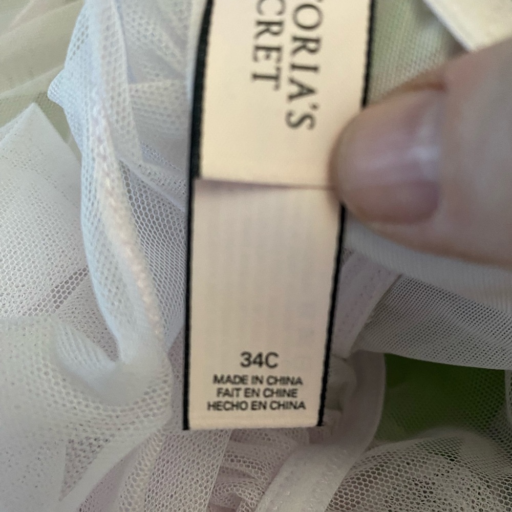 VS PNK/SLV Nightgown, 34C. *P1082 - Picture 6 of 6